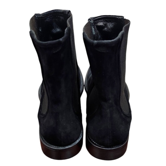 Rocco P. Hand Made Torre Saw Patrisio Women's Black Suede Chelsea boots 39.5 - Picture 7 of 12